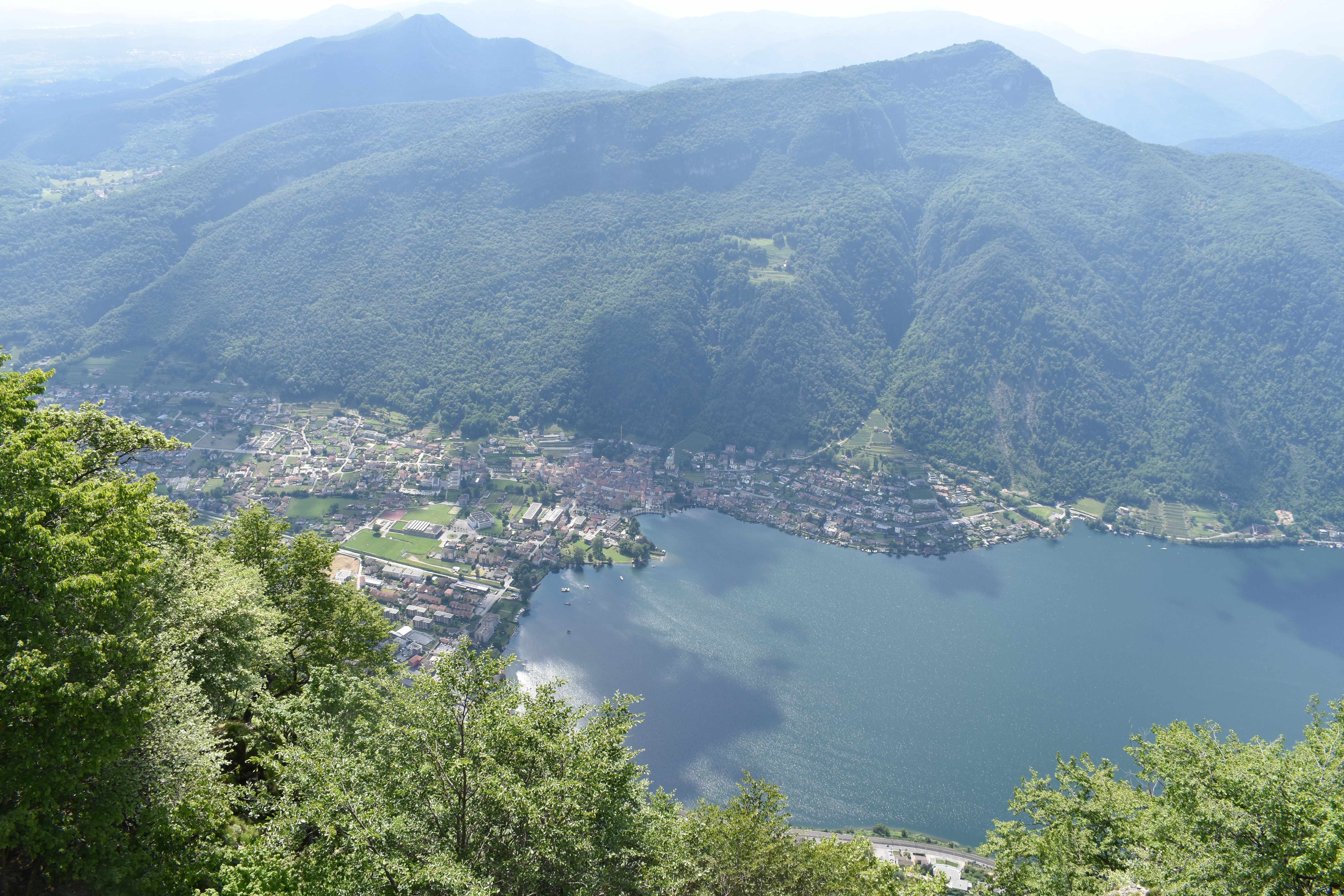 Monte Generoso Bella Vista Aussicht auf Riva San Vitale